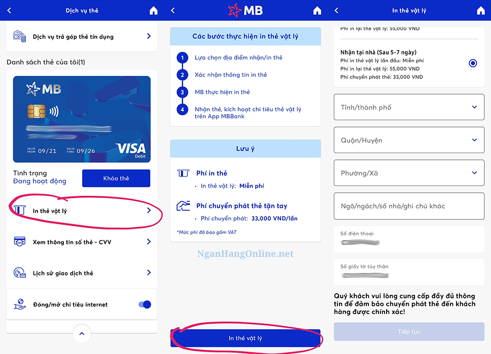Hướng dẫn ĐK banh thông tin tài khoản ngân hàng MBBank online tận nhà Nhận 40K ngay