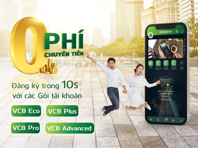 4 BƯỚC đăng ký và hủy gói tài khoản Vietcombank - Ngân Hàng Online