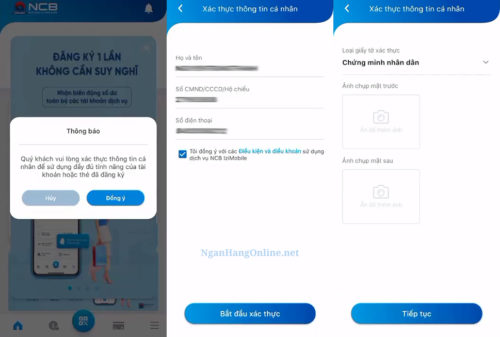 6 bước mở tài khoản ngân hàng NCB online trên ứng dụng NCB iziMobile