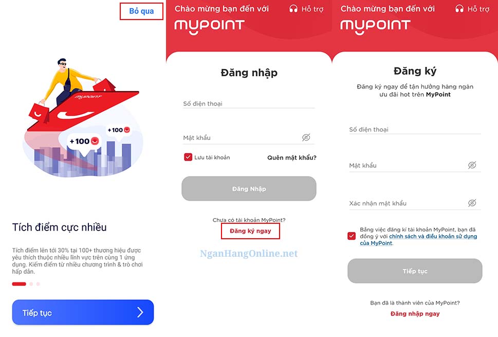 Mở tài khoản MyPoint nhận ngay 450k từ MobiFone