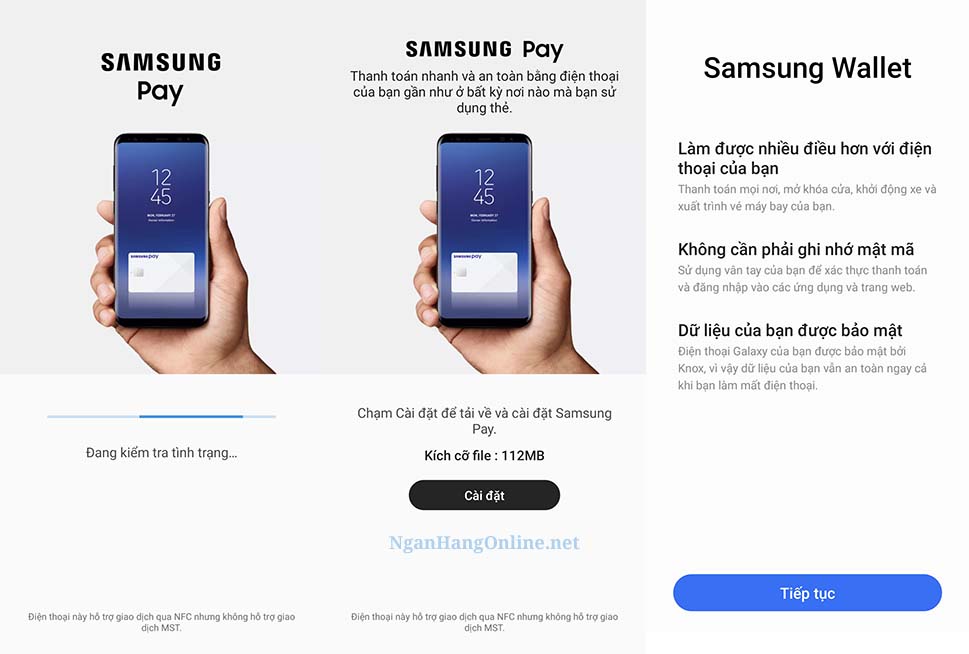 Mở tài khoản Samsung Pay và cách liên kết thẻ ngân hàng