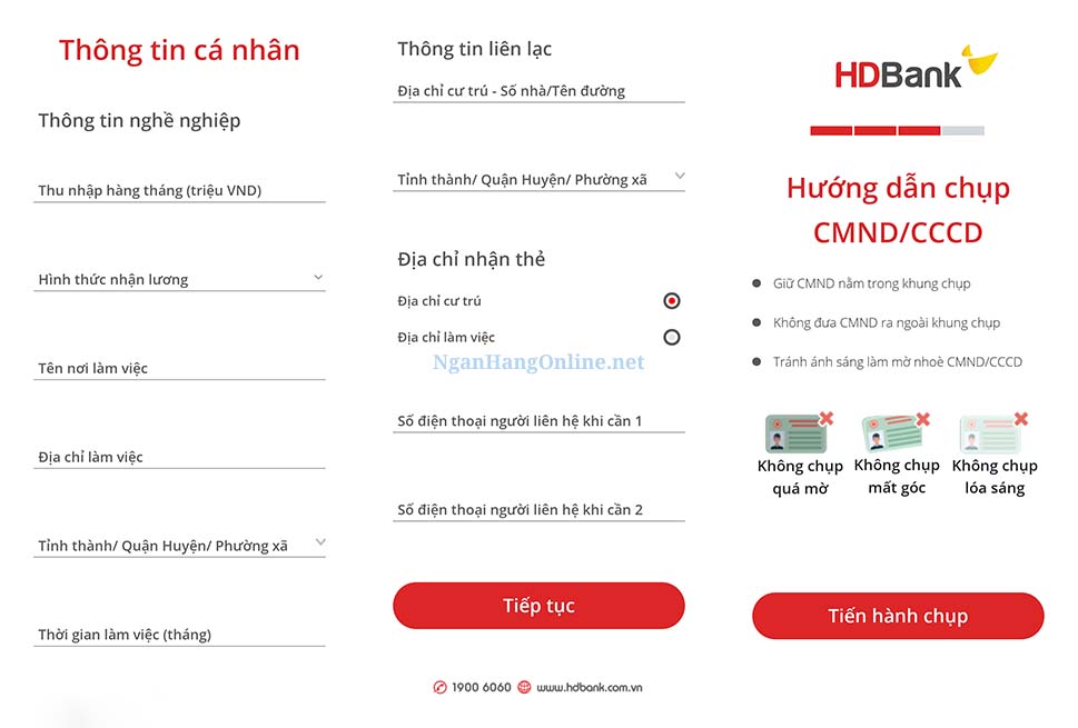 Hướng dẫn mở thẻ HDBank 4 in 1 online Siêu thẻ 4 trong 1