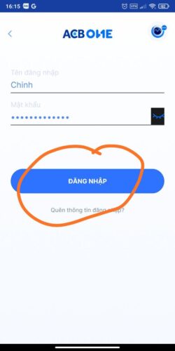 Đăng nhập ACB Online