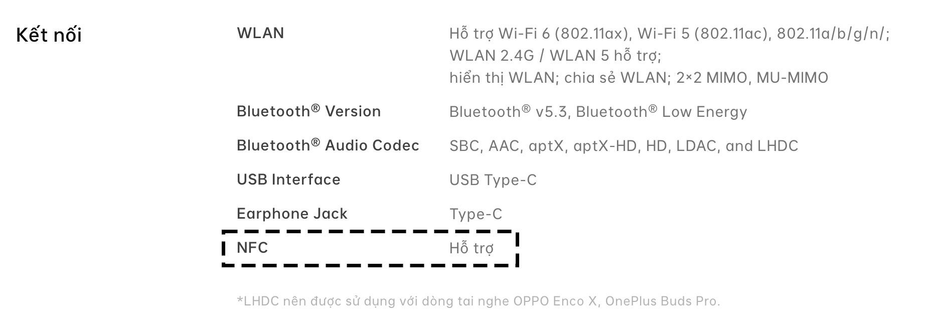 Những flagship nào được sử dụng để quét chip NFC?