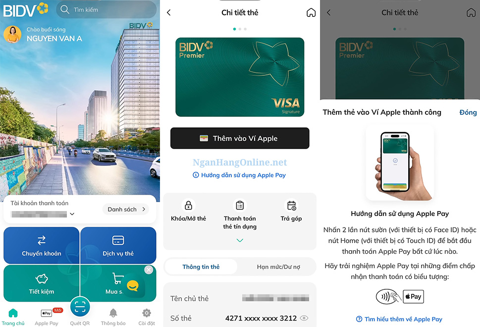 BIDV giới thiệu dịch vụ thanh toán Apple pay Bước tiến mới trong công nghệ thanh toán