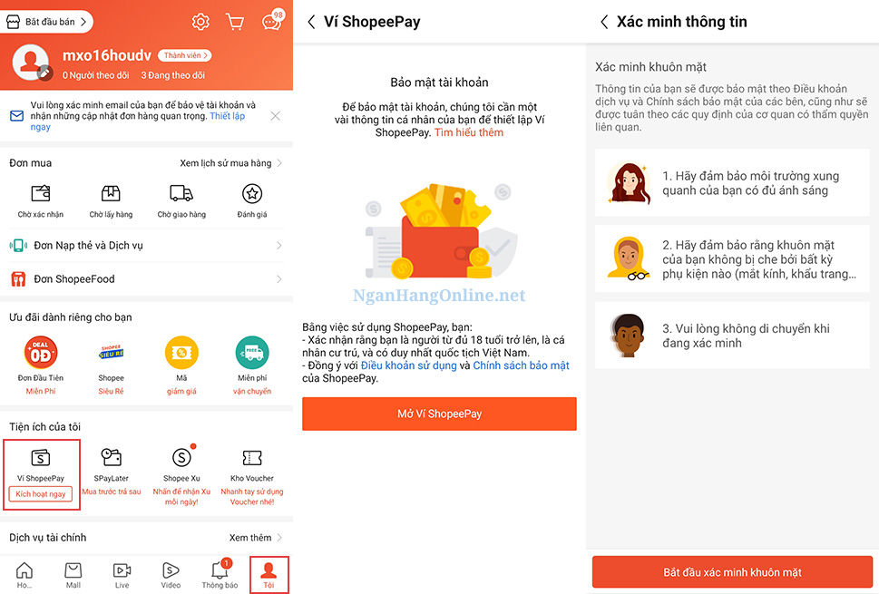 Hướng dẫn đăng ký mở ví ShopeePay nhận ngay 20K dành cho người mới