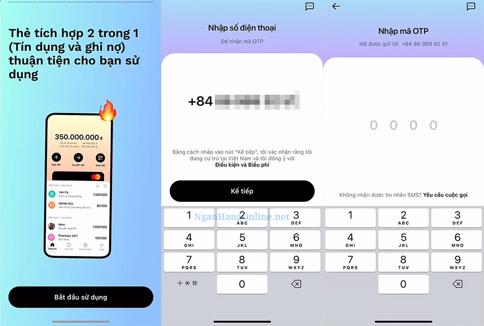 Hướng dẫn chi tiết các bước mở thẻ tín dụng Liobank online tại nhà