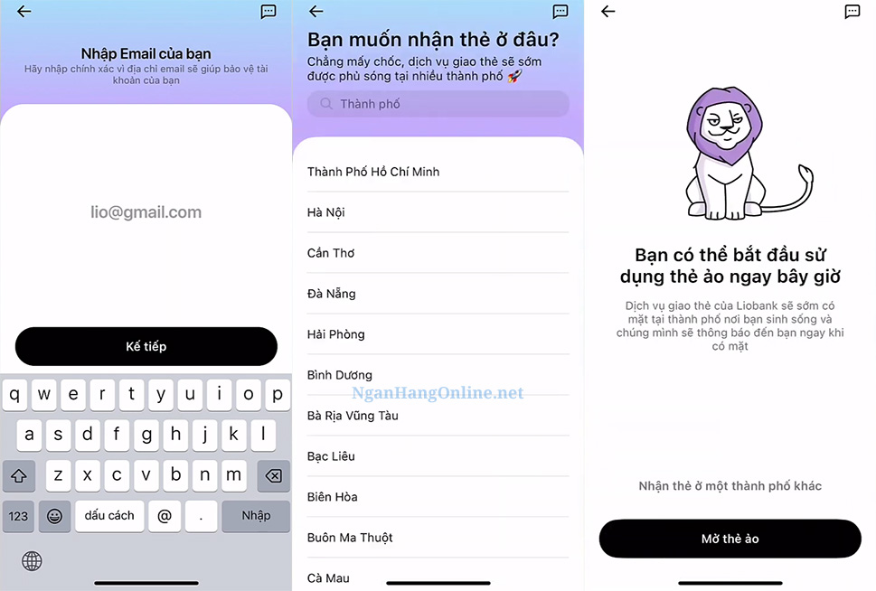 Hướng dẫn chi tiết các bước mở thẻ tín dụng Liobank online tại nhà
