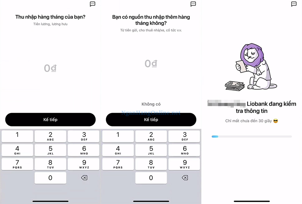 Hướng dẫn chi tiết các bước mở thẻ tín dụng Liobank online tại nhà