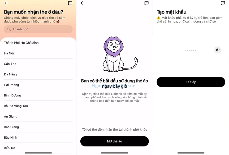 Hướng dẫn chi tiết các bước mở thẻ tín dụng Liobank online tại nhà